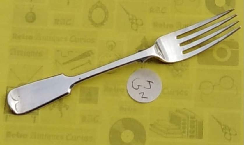 2. Josiah Williams Victorian Sterling Desert Fork 1897